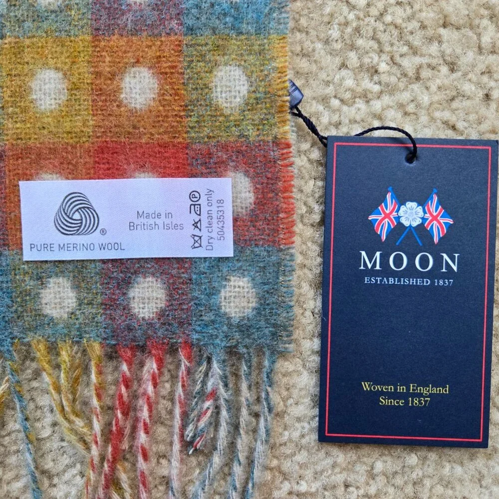 NWT Moon Merino Wool Colorful Dots
